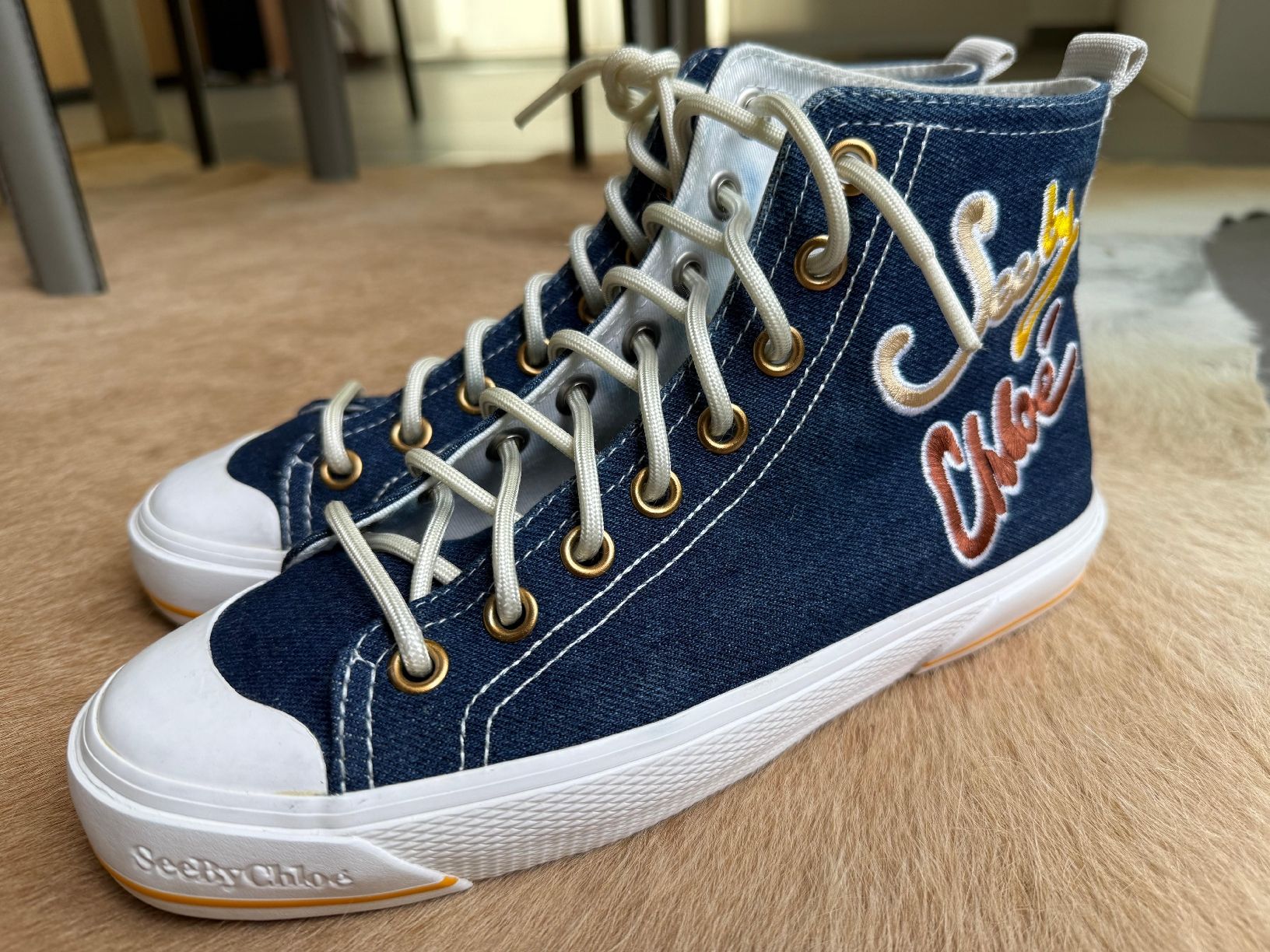 Chloé Scarpe da donna: Chloé Sneakers Baskets Schuhe Gr. 38 – Usato da Winterthur venduto da tim_cl8x 2