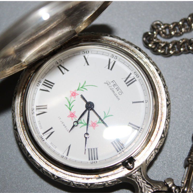 Fero Feldmann Orologi: Taschenuhr Fero Feldmann, läuft, wunderschön – Usato da Weggis venduto da daisyflower 2