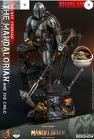 The Mandalorian mit Grogu Hot Toys 1/4 Deluxe Set neu