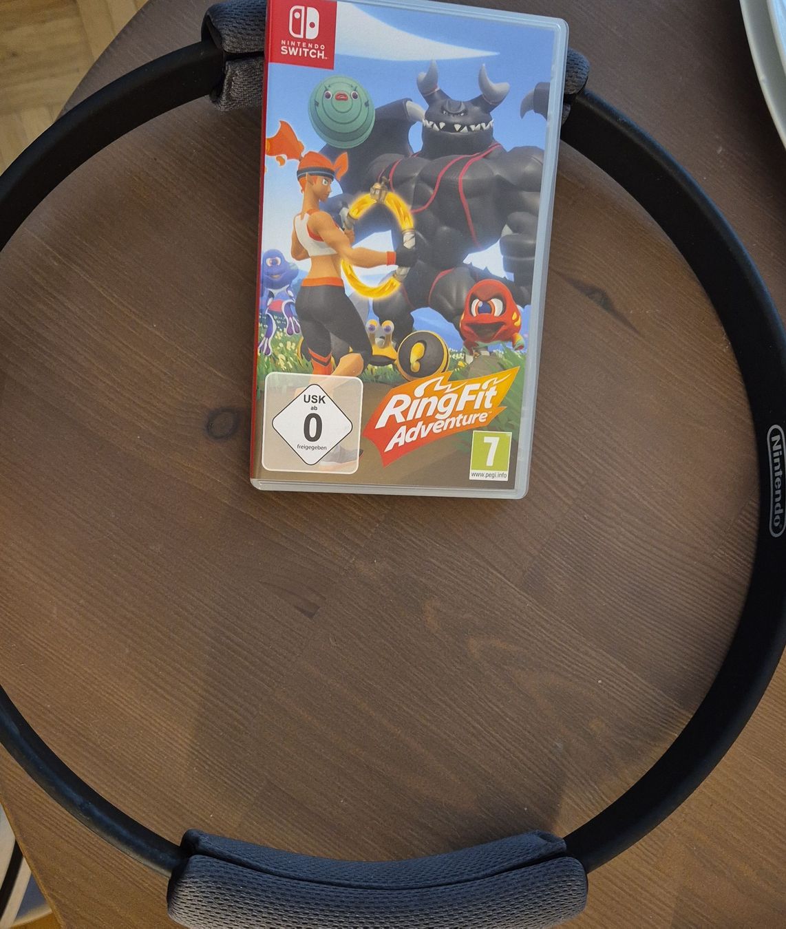 Nintendo Spiele: Nintendo Switch Ring Fit Adventure Spiel + Ring – Gebraucht aus Birsfelden von Lexxi28