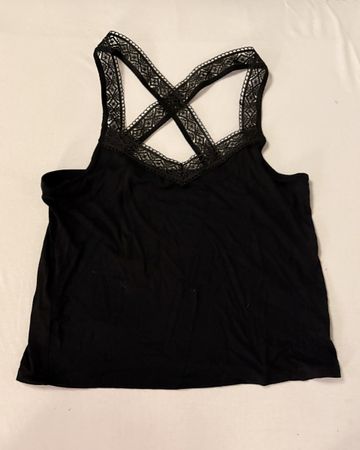 NEU Spitzen Top Schwarz – Elina Top Gr. 40