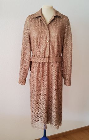 Retro- / Vintage: Einzelstück/ Extraanfertigung Spitzenkleid