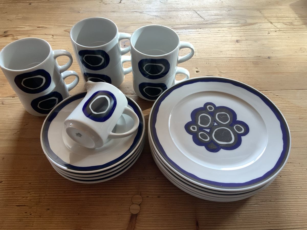 Set di piatti: Langenthal Kaffeegeschirr 70er Jahre – Usato da Nesslau venduto da Giga257