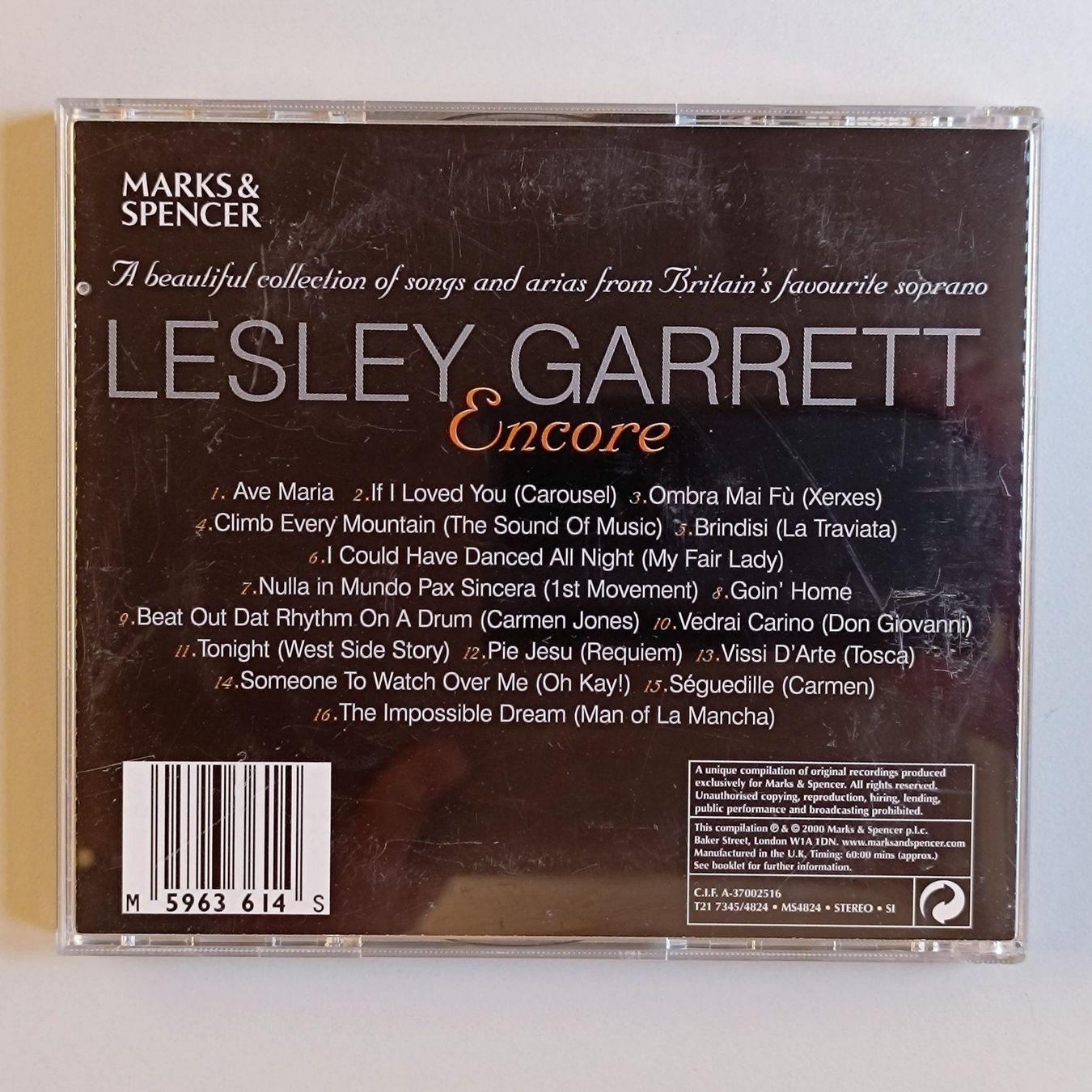 CD: Lesley Garrett - Encore (CD)  F10 – Usato da Sessa venduto da fraenklishop 1