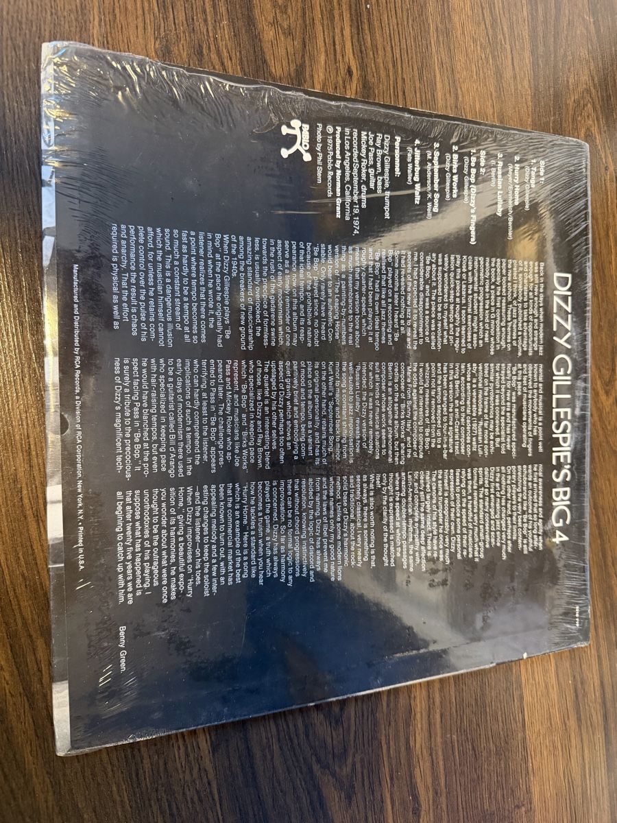 Schallplatten: Dizzy Gillespie's Big 4, Vinyl Pablo records – Gebraucht aus BADEN von Sprinz 1