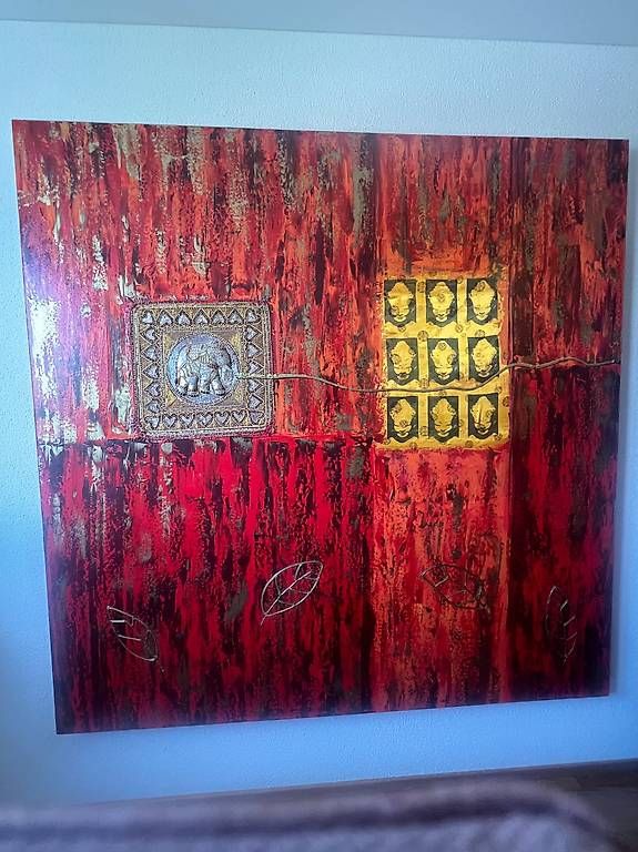 Foto & Immagini: modernes Bild 185 x 185 cm mit Relief – Usato da Eschenbach/LU venduto da Flower711 2