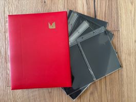 Müller Briefmarken Album mit 10 Einlageblätter