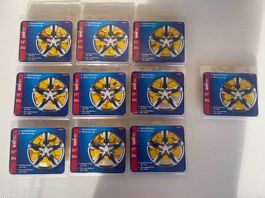 200x Caches de protection jaunes -> vis écrous de roues 17mm