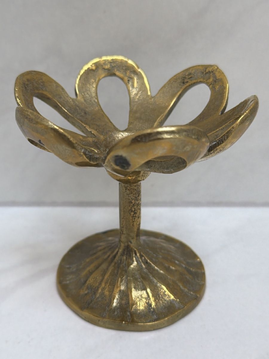 Portacandele: Kerzenständer in Form einer Blume, Vintage. – Usato da Biberist venduto da Momo33