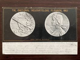 FLEURIER (VAL-DE-TRAVERS) Tir Cantonal Neuchâtelois 1902