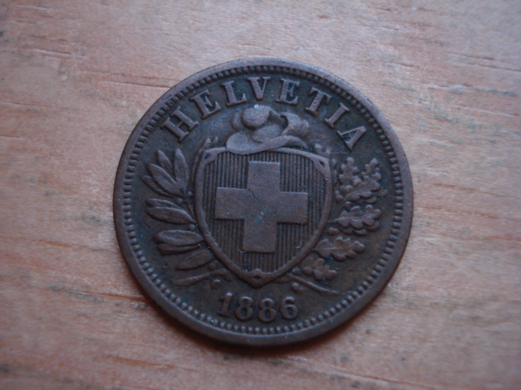 Tutti le monete: (W5) 2 Rappen 1886 – Usato da Erlach venduto da Net-Coins