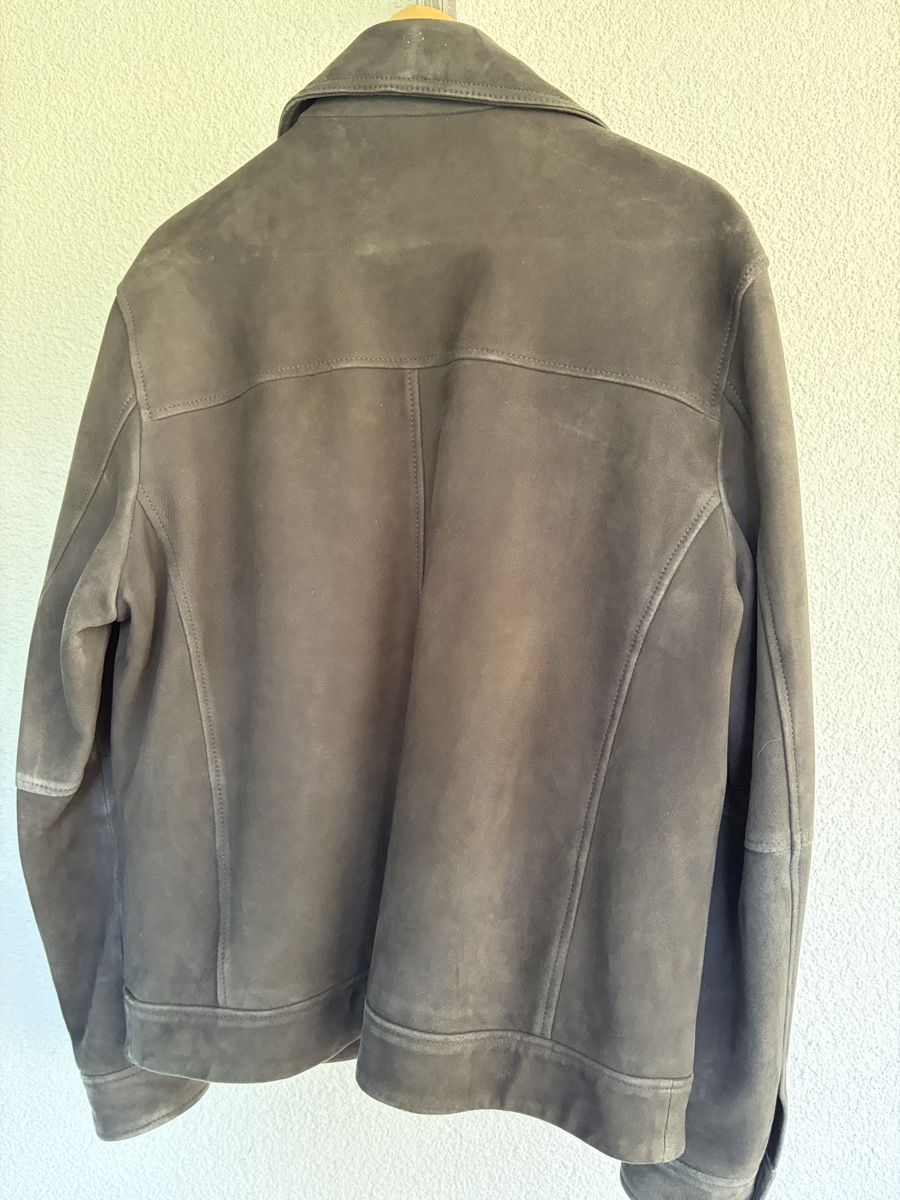 Strellson Giacche: Lederjacke Strellson Gr 48, blaugrau – Nuovo (secondo la descrizione) da Wädenswil venduto da haeppu 1