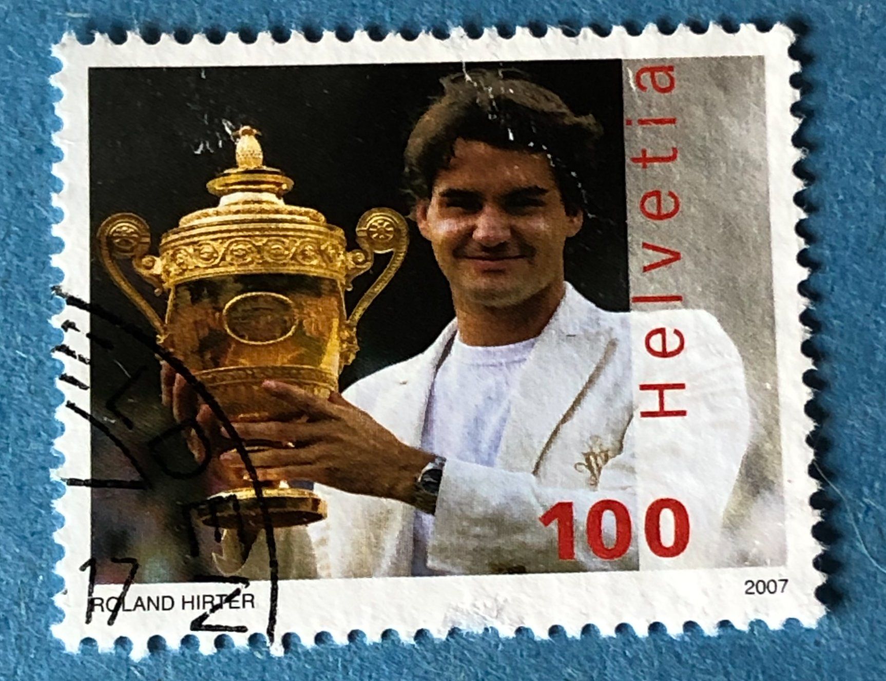 Alle Briefmarken: Nr.1229 GESTEMPELT Roger Federer 2007   – Gebraucht aus Aarau von Billa007