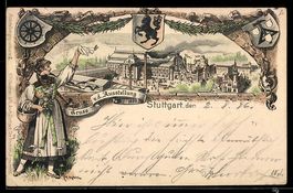 Litho Stuttgart, Ausstellung 1896, Messe