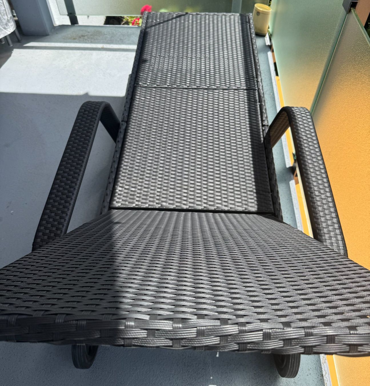 Sedie a sdraio: Gartenliege Polyrattan mit Rollen – Nuovo (secondo la descrizione) da Reichenburg venduto da rhe74 2