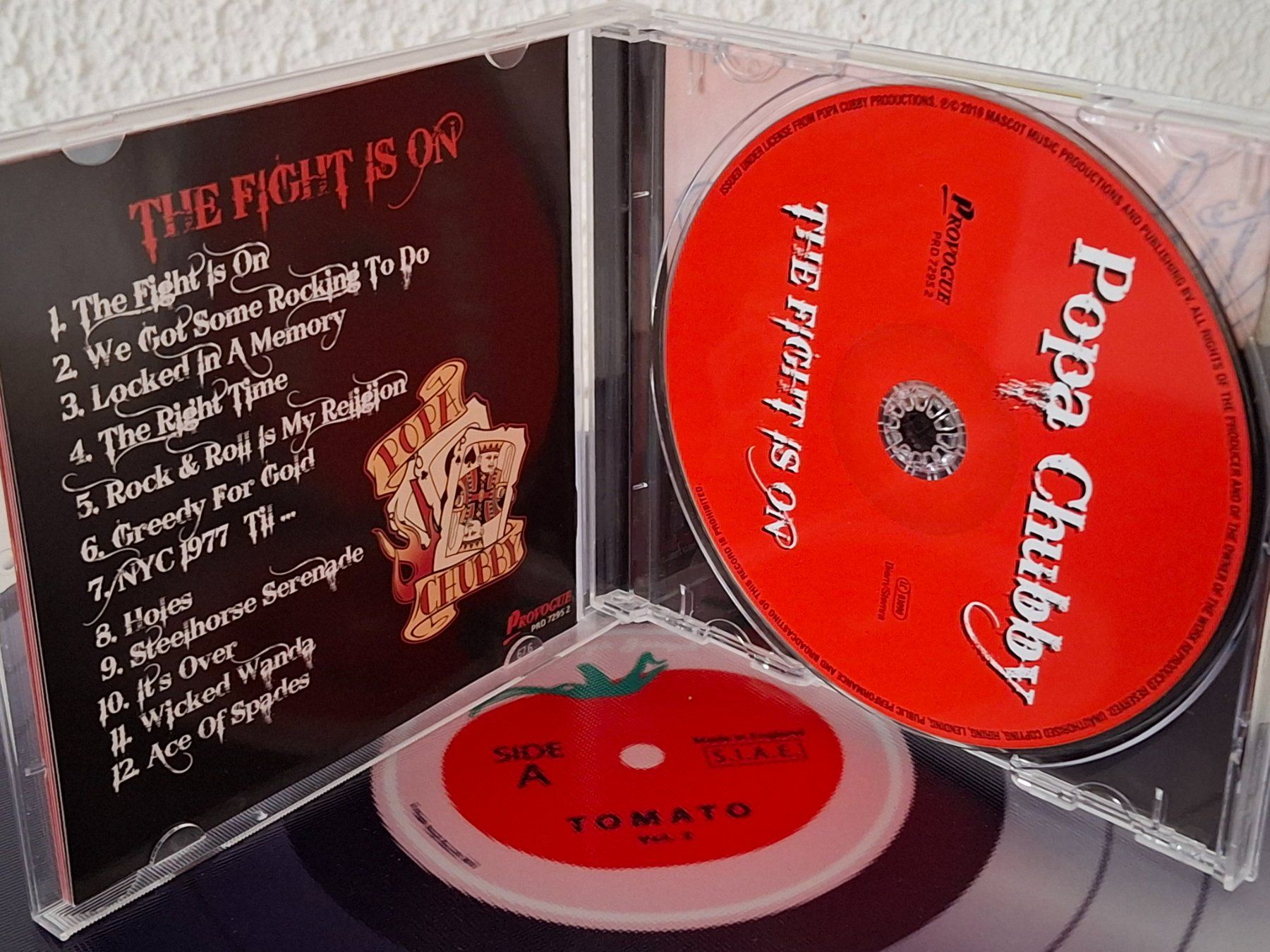CDs: CD Popa Chubby - The Fight Is On - – D'occasion à Aarberg par Jackup1 2