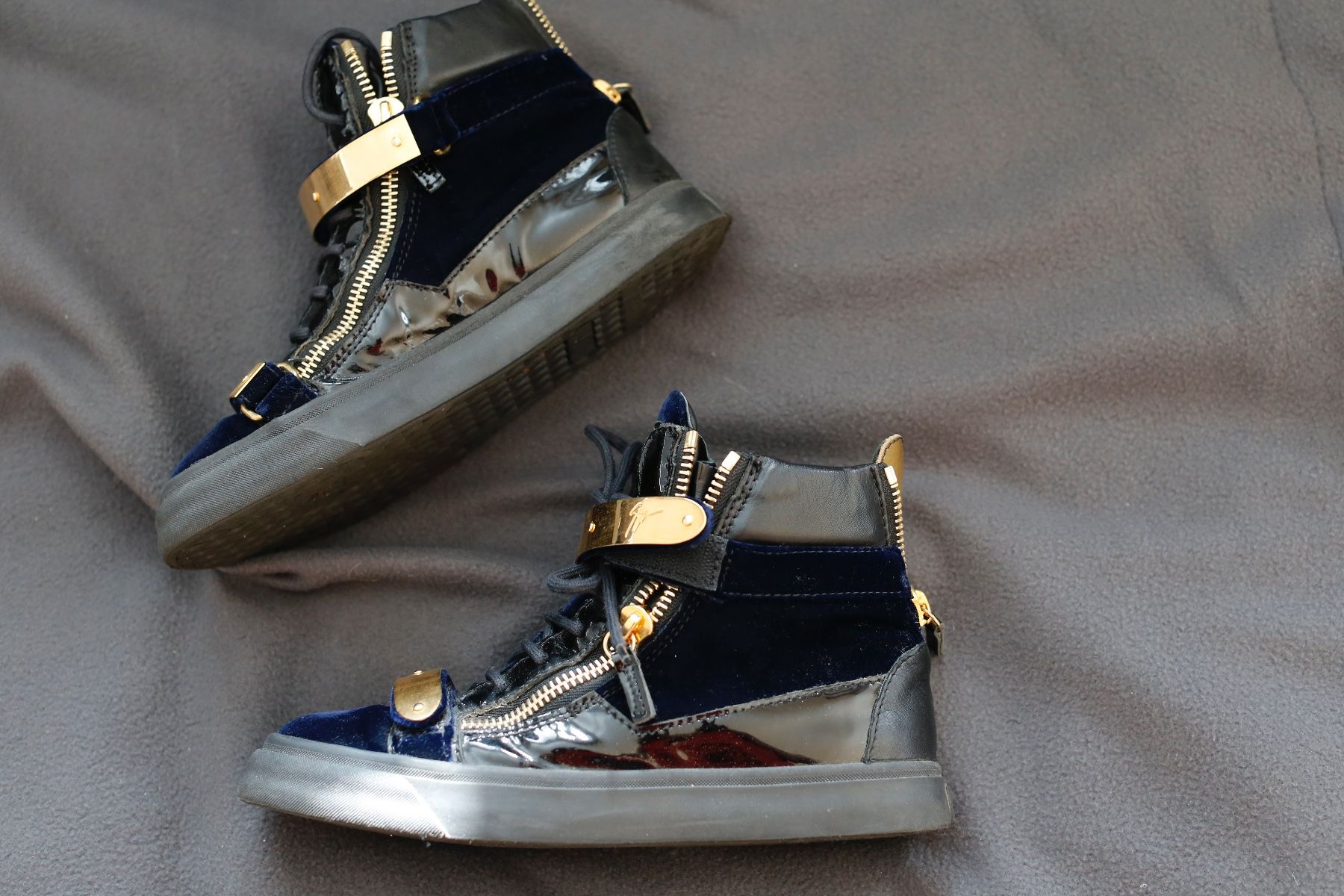 Herrenschuhe: Luxus Sneaker Giuseppe Zanotti Blau/ Golden Grösse 38 – Gebraucht aus Horw von dar_ddz9 4