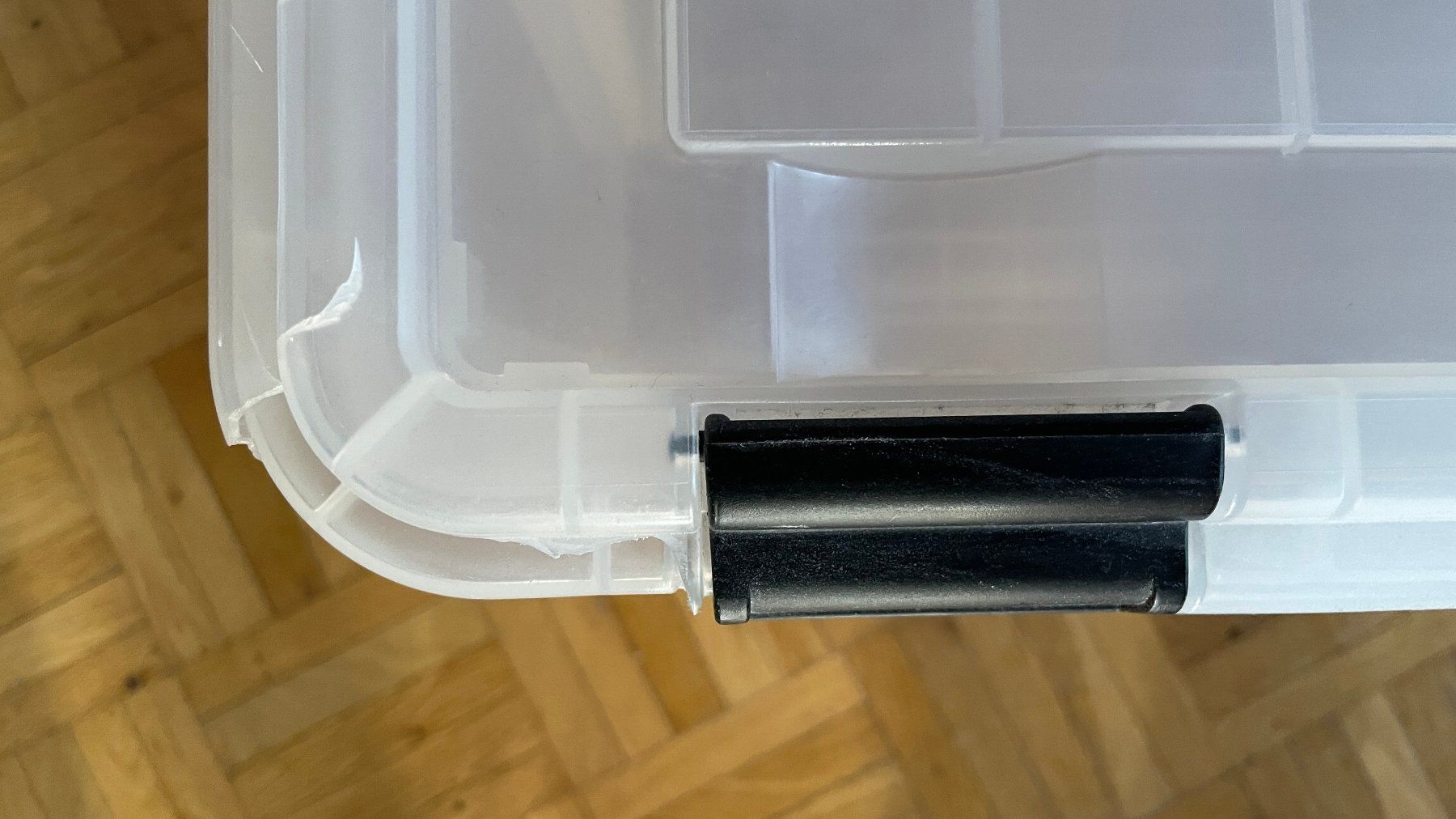 Contenitori & Simili: Grosse, durchsichtige Aufbewahrungsbox mit Deckel u. Roll... – Usato da Glattfelden venduto da cybermaxx 5