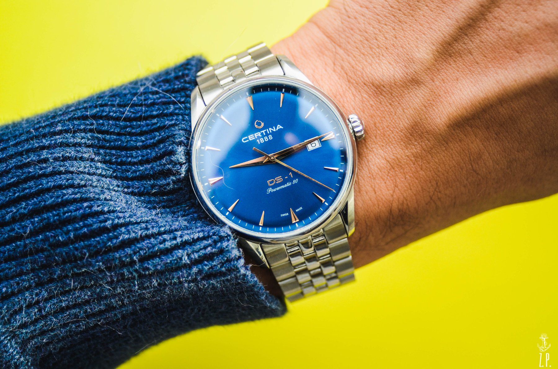 Certina Orologi: Certina Automatic DS-1 Powermatic 80 Blue Dial – Usato da Boswil venduto da ZPwatches 8
