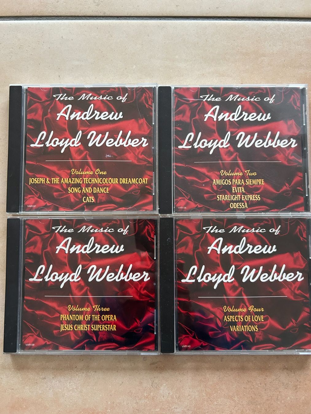 CDs: Musicals von Andrew Lloyd Webber Vol.1-4 – Gebraucht aus Wiggiswil von Cwi0