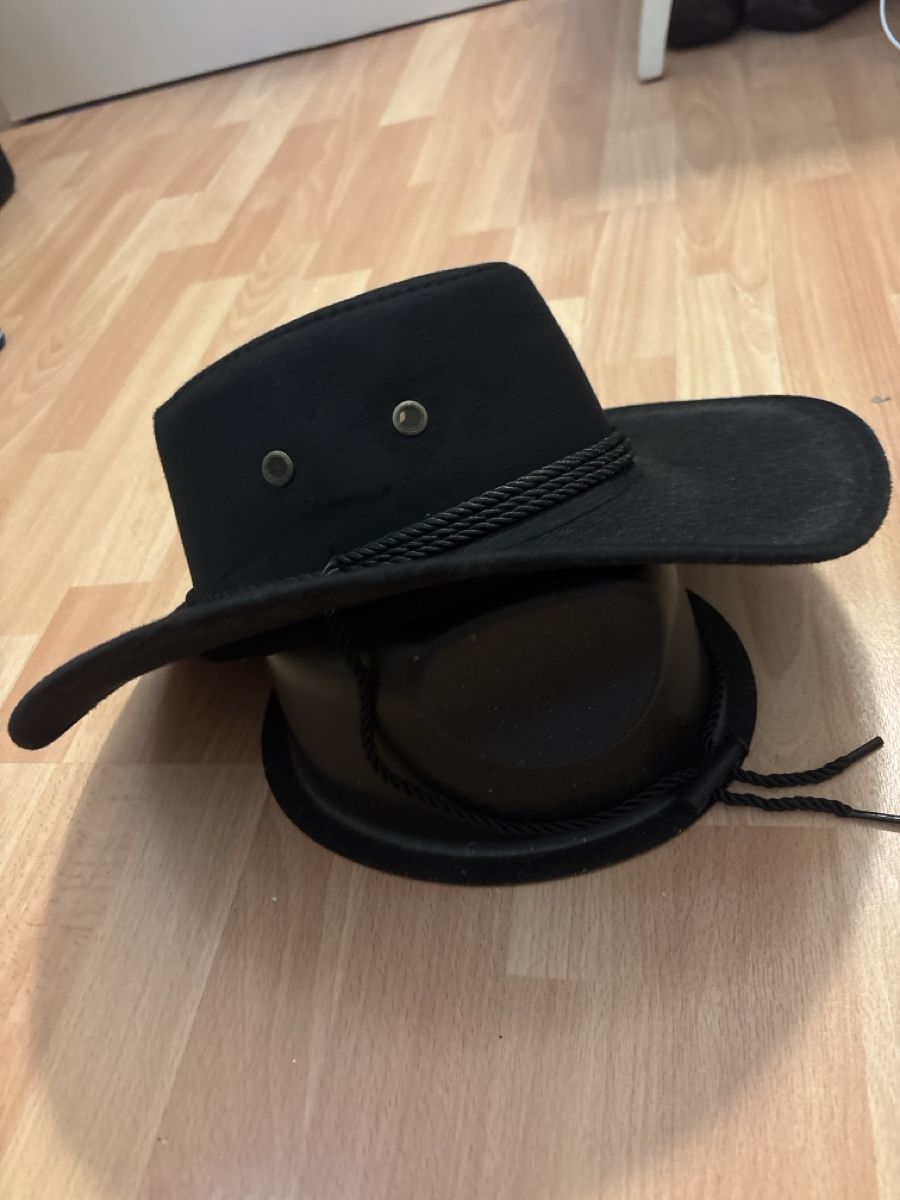 Copricapi, berretti & cappellini: Black Hat Cowboy Style – Nuovo (secondo la descrizione) da Oberwil BL venduto da ian_b5dz 3