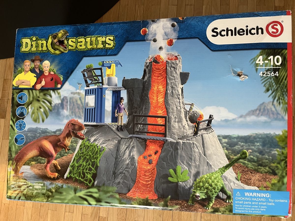 Schleich Spielzeuge: Schleich Dinosaurs Vulkan-Expedition (42564) – Gebraucht aus St. Gallen von chrismotov