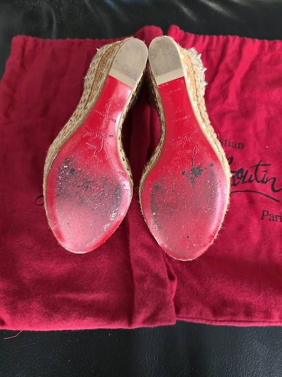 Christian Louboutin Scarpe da donna: Sandale a plate-forme Louboutin – Usato da Mont-la-Ville venduto da Suain_ 1