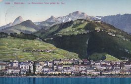 Montreux - La Rouvenaz. Vue prise du Lac  1917