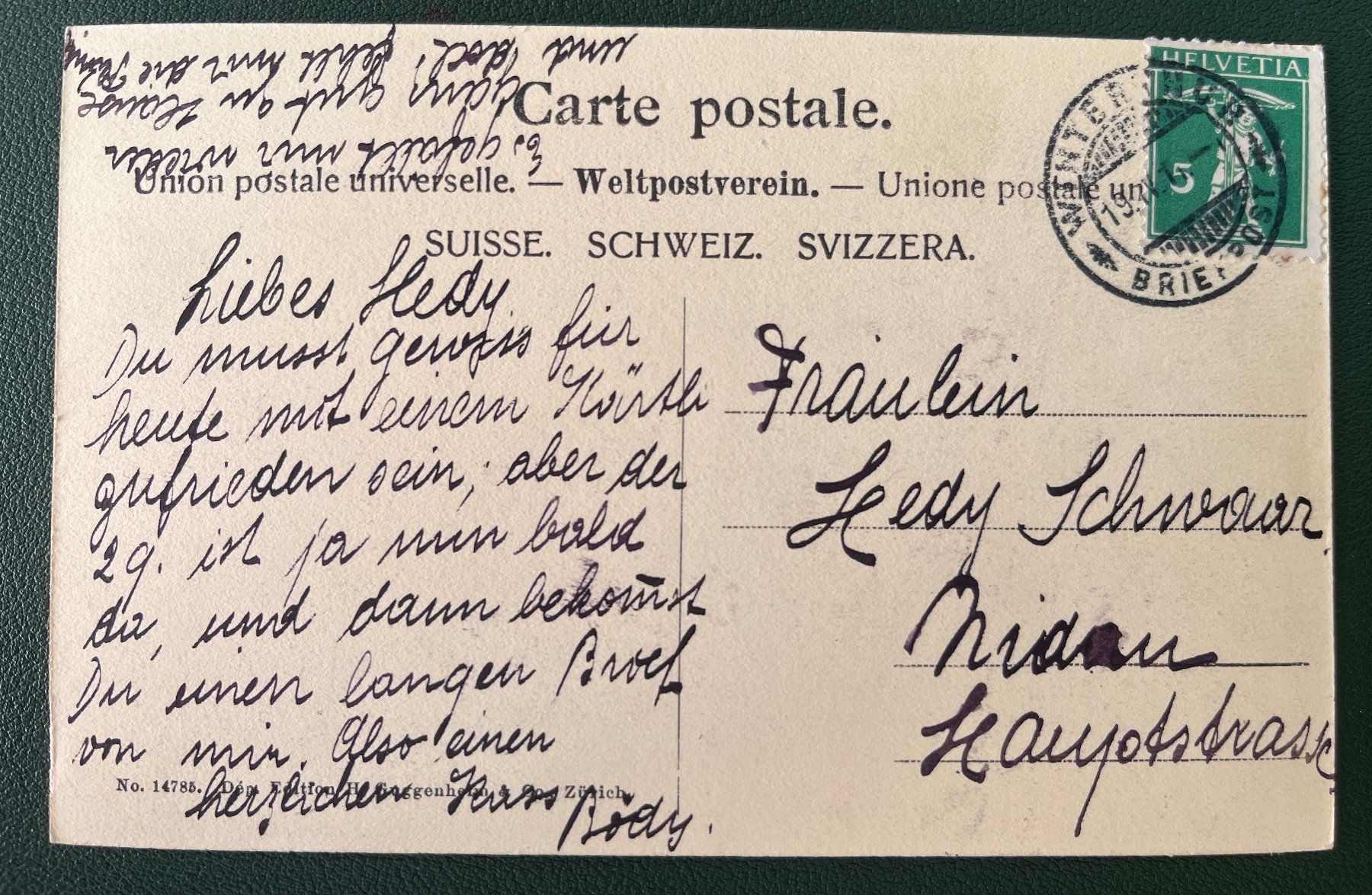 Cartoline postali: AK Winterthur Stadthaus – Usato da Biberist venduto da Edelfloh 1