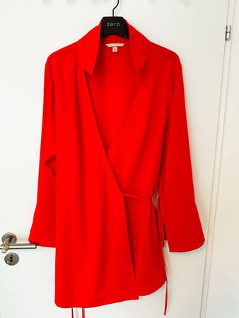 Rotes Wickelkleid Grösse M