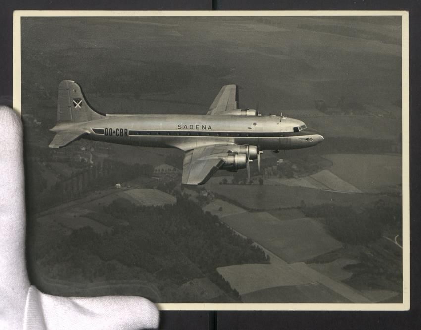 Fotografie &  Plakate: Fotografie Flugzeug Douglas DC-4 der Sab – Gebraucht aus Berlin von bartko-reher