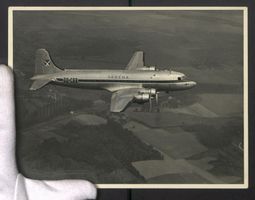 Fotografie Flugzeug Douglas DC-4 der Sab