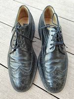 Herren-Ausgänger-Schuhe Gr. 43 schwarz 