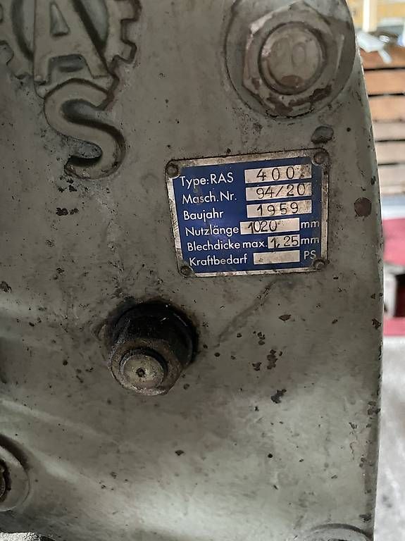 Toutes les machines: Rundbiegemaschine RAS – D'occasion à Sevelen par Guscha 3