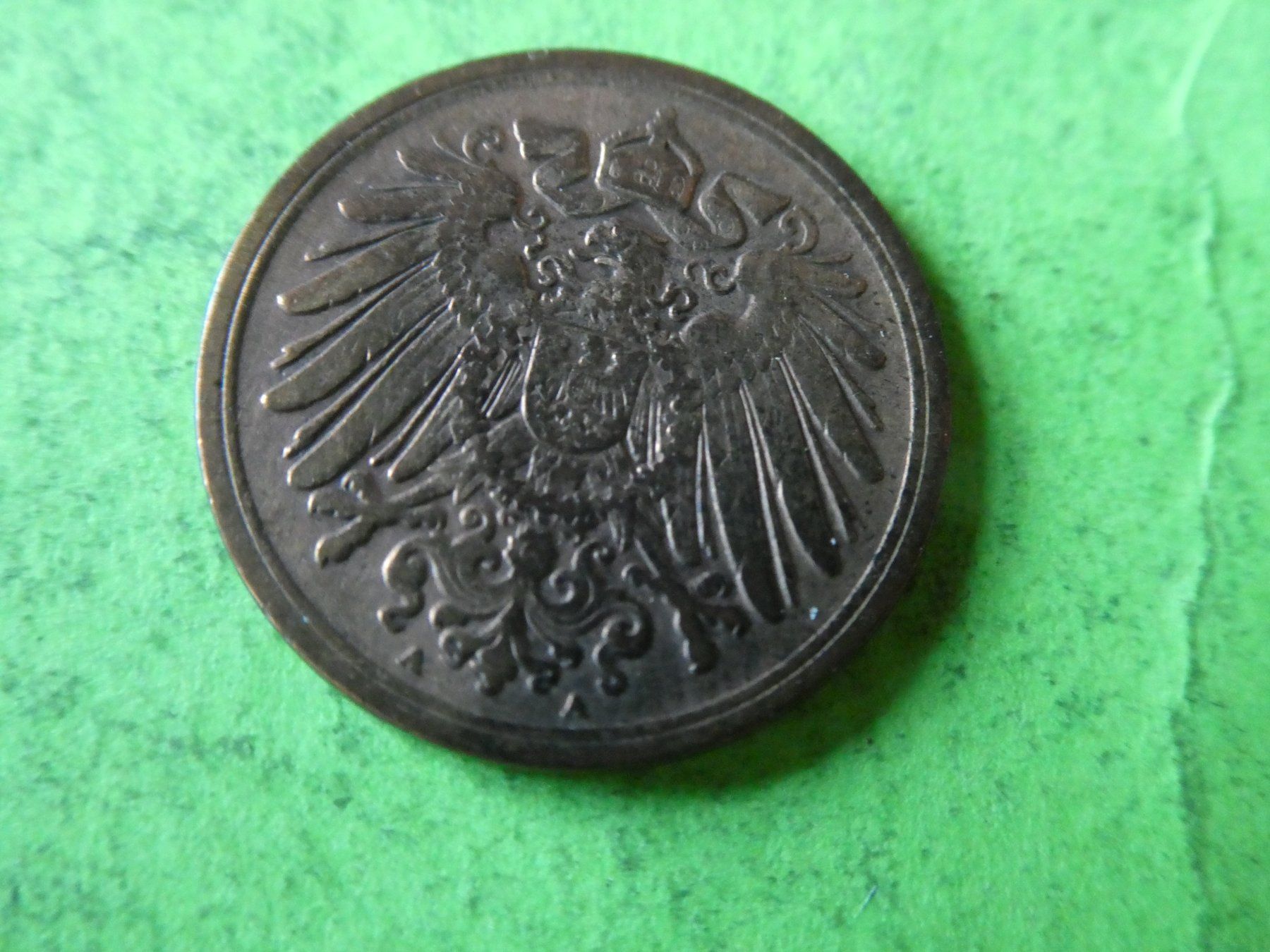 Tutti le monete: Dt. Reich 1904 A, 1 Pfennig – Usato da Hinterforst venduto da Rohusri 1
