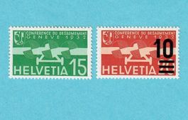 1932 Flugpostmarken ZNr.16+21**
