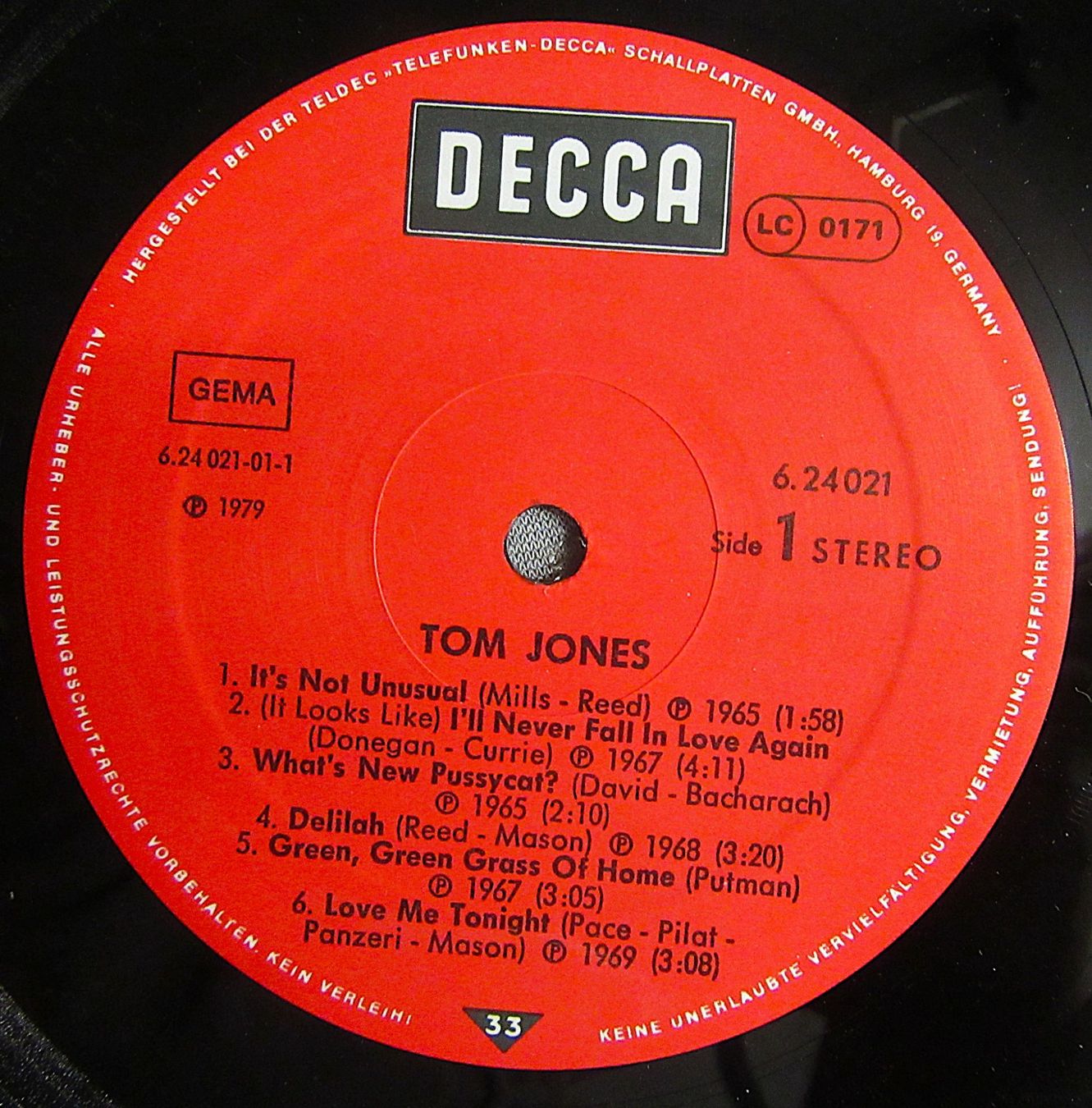 Dischi in vinile: Tom Jones - Tom Jones - LP ab CHF 4.00 – Usato da Auenstein venduto da Padabimbim 4