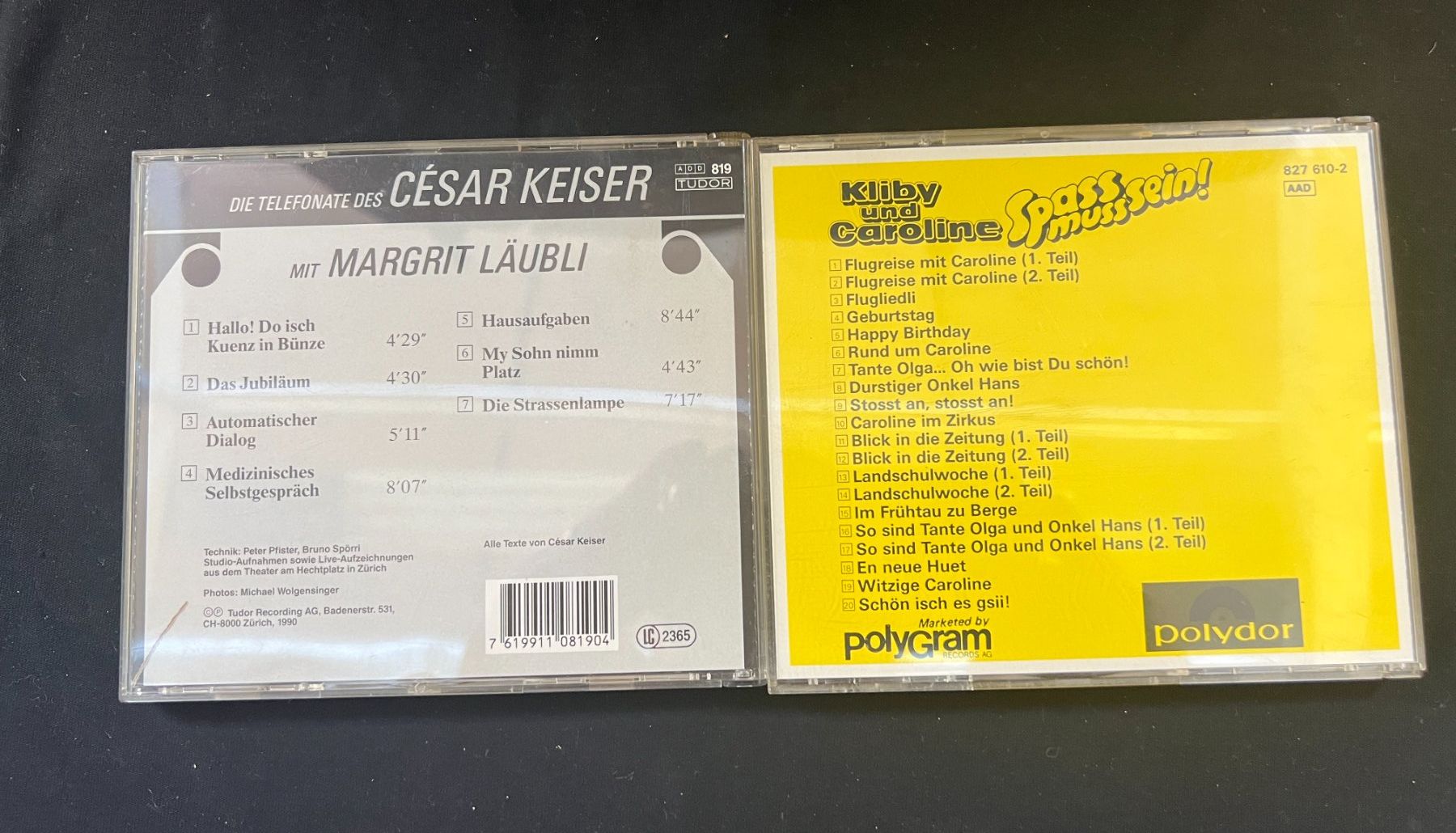 CDs: CD César Keiser / Kliby und Caroline – Gebraucht aus Zürich von Drahtzug 1