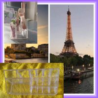 Organisateur de maquillage transparent - neuf!