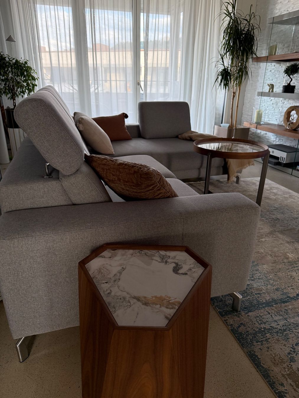 Divani: XOOON hochwertige Ecksofa Sofa hellgrau Top Zustand Fr.2600 – Usato da Rotkreuz venduto da beltraum 5