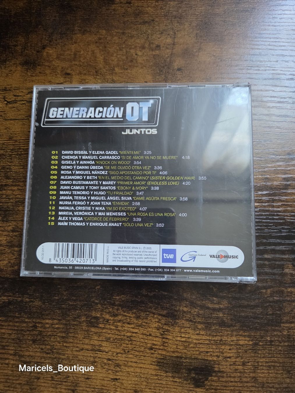 CDs: Generacion OT Juntos CD album  – Gebraucht aus Winterthur von Maricels_Boutique 1