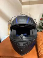 iXS Integralhelm Motorradhelm Schwarz/Blau