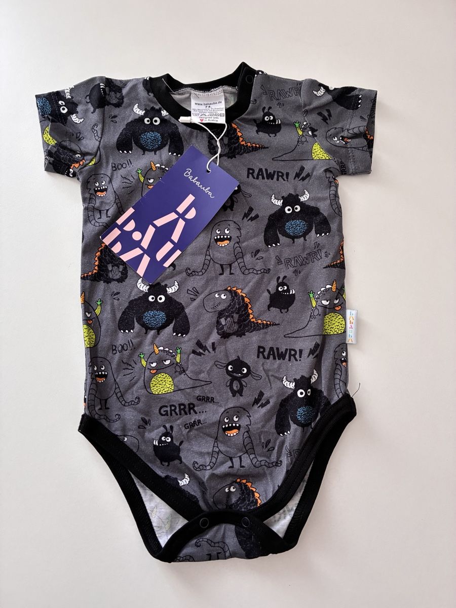 Biancheria intima: Kurzarmbody von Babauba Grösse 74 neu – Nuovo e nell'imballaggio originale da Wahlen b. Laufen venduto da sabichrabi
