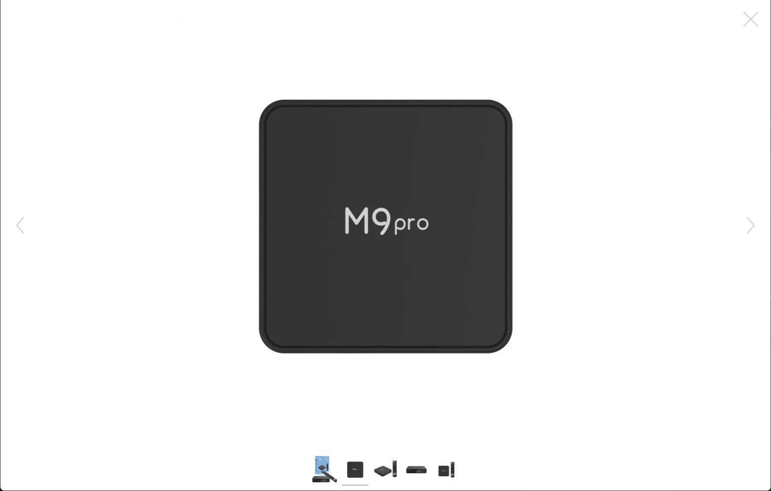 Sistemi audio & multimediali: Boîtier Android TV M9 Pro 4K HDR avec télécommande – Nuovo (secondo la descrizione) da Lausanne venduto da Patrice77 1