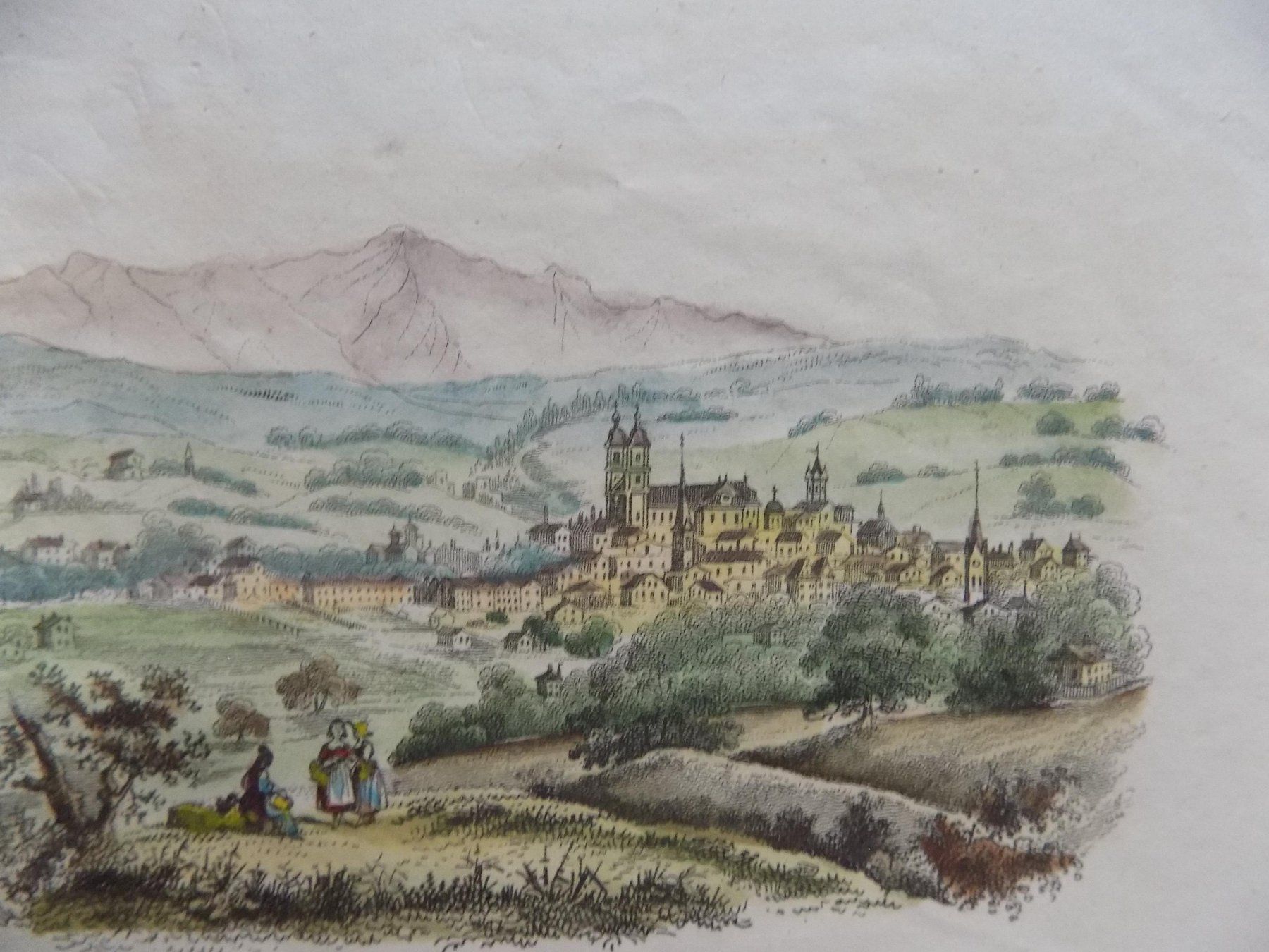 Gravures: St.Gallen koloriert – D'occasion à Risch par Antikfee 2