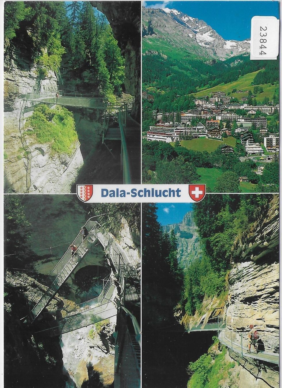 Ansichtskarten: Dala-Schlucht - Leukerbad – Antik aus Ettingen von Kartenplanet