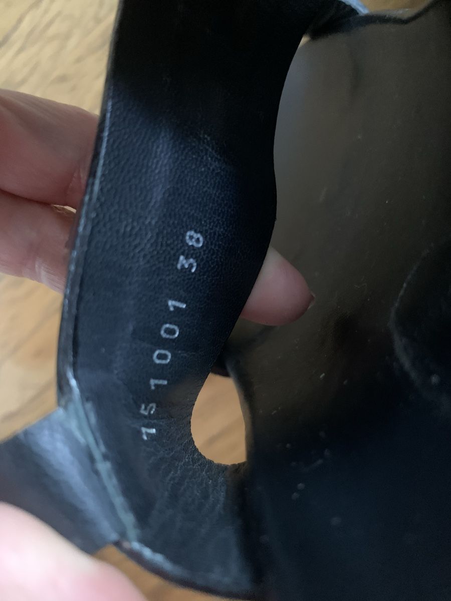 Scarpe da donna: Baldinini leder sandalen – Usato da Zürich venduto da Nikuska32 1