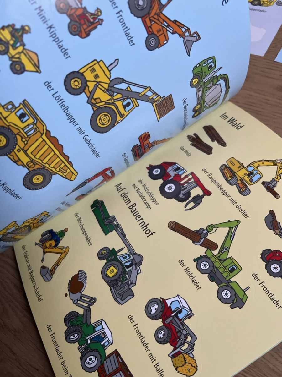 Bücher: Usborne: Mein erstes Stickerbuch Bagger mit Stickern! – Gebraucht aus Oensingen von katepe 7