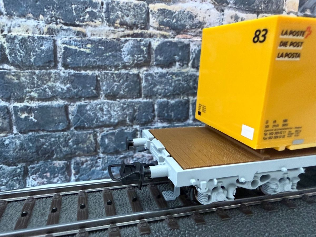 Hag Modellini di ferrovie: HAG SBB Postcontainer, Nr. 600, – Usato da Altdorf UR venduto da modellbau-widmer 2