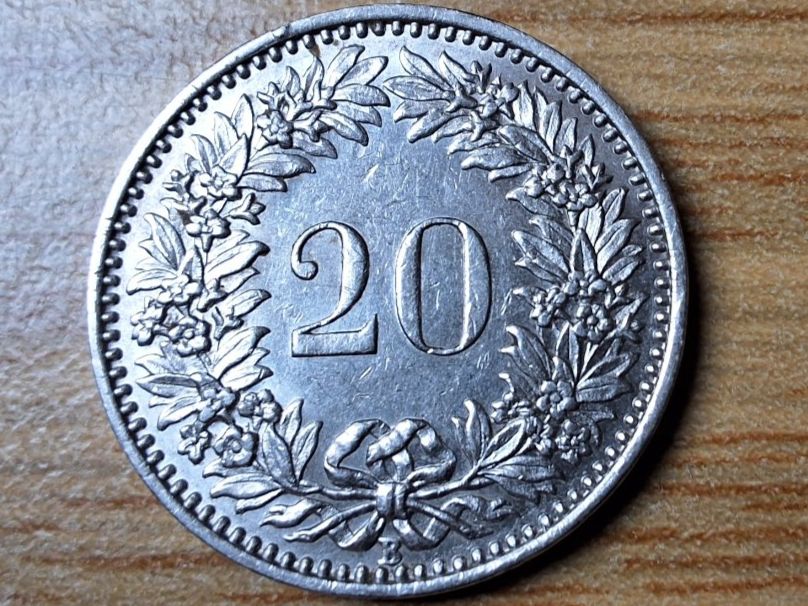 Tutti le monete: 20 Rappen 1933 - fast vorzüglich! – Usato da Münchenstein venduto da purbach1 3